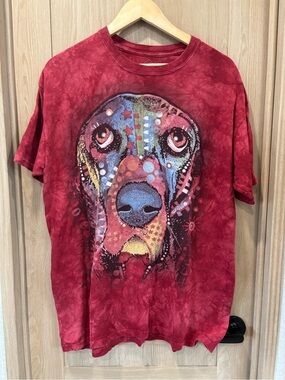 The Mountain T Shirt Size L Dog Tie Dye